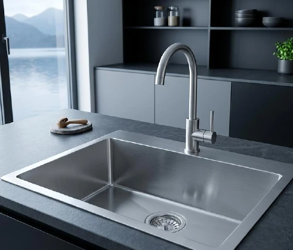 Roosa topmount stainless steel sink example