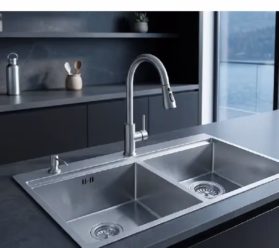 Topmount Double Bowl Sink RST10050D
